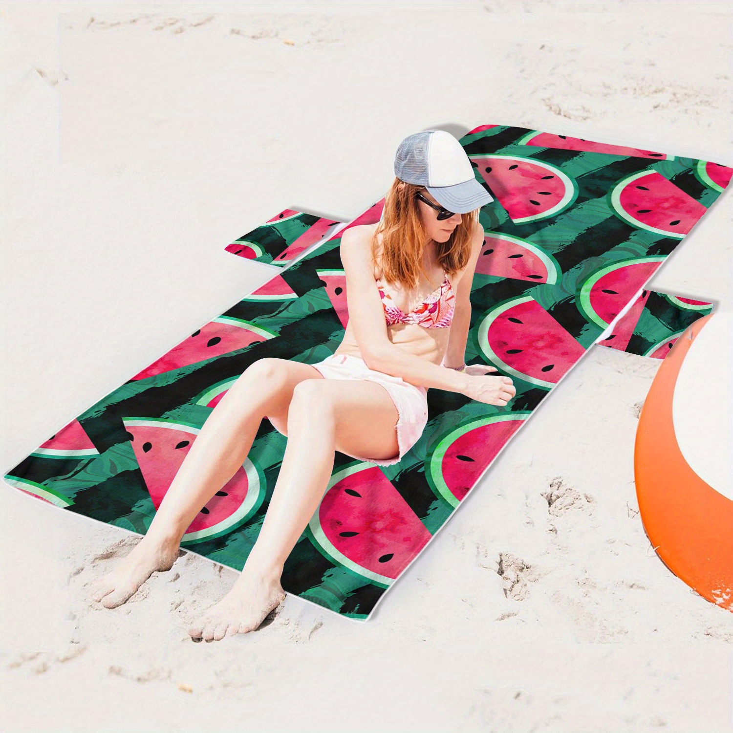 1pc tropical watermelon beach towel chair cover super Temu Ireland