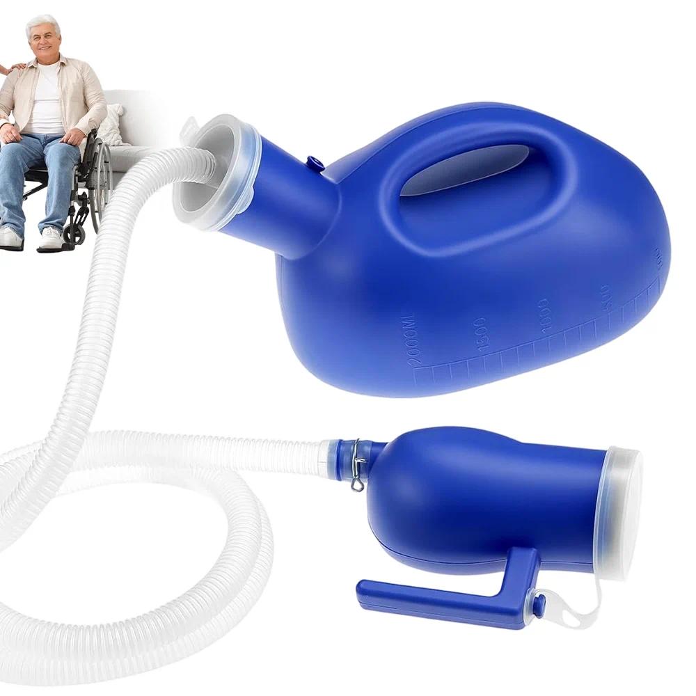2000ml Bottle Dressing Aids With 1.6m Adjustable Tube, Leak-proof Design For Long-distance Travel, Camping And Outdoor Use