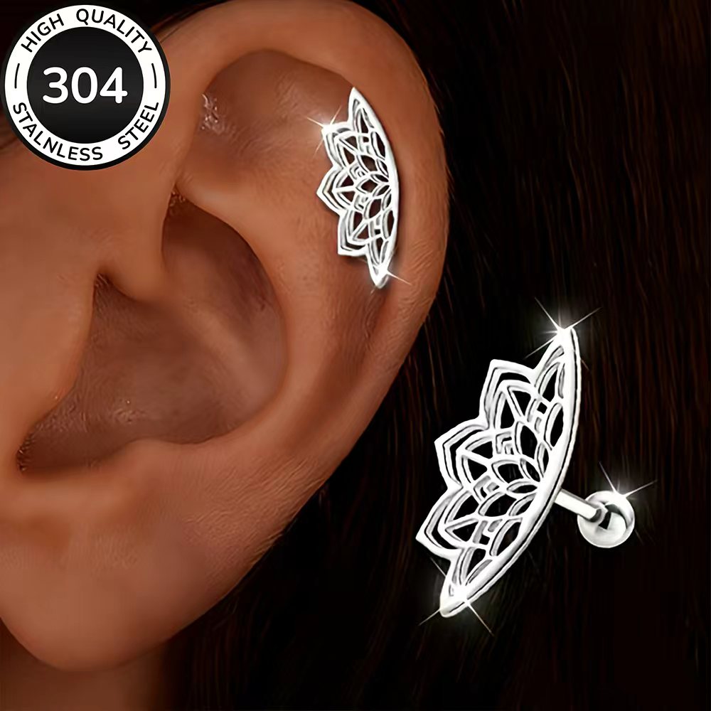 E-shop Hochwertige goldene Ohrstecker aus Edelstahl, hypoallergen anlaufgeschützt, schlicht elegant, modische Damenohrringe geeignet für den oder