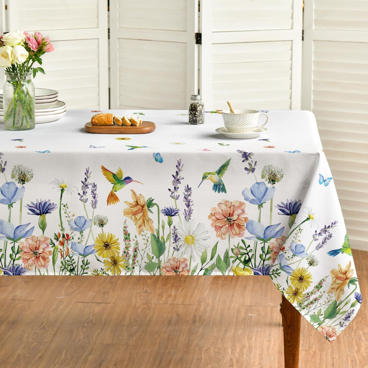 

Tablecloth Butterflies And , 100% , Washable, , Rectangle , For , , And Decor