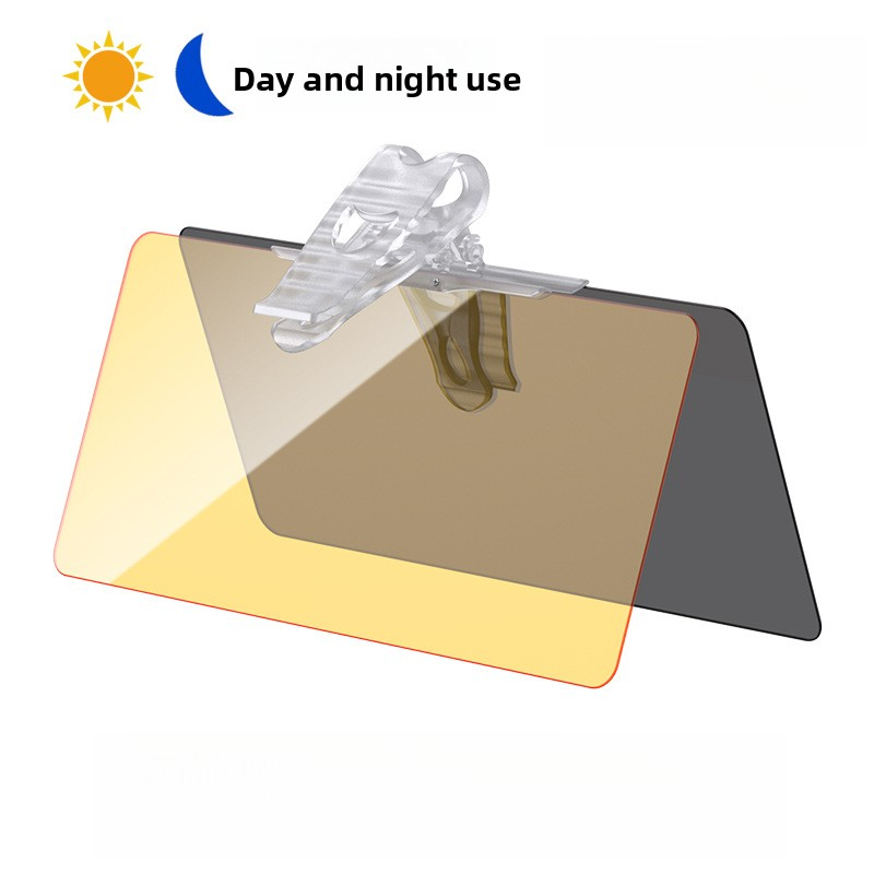 TEMU Pare-soleil -éblouissement pour voiture, 2 pièces pour de jour + de nuit, lunettes de conduite pare-soleil -éblouissement des feux de route