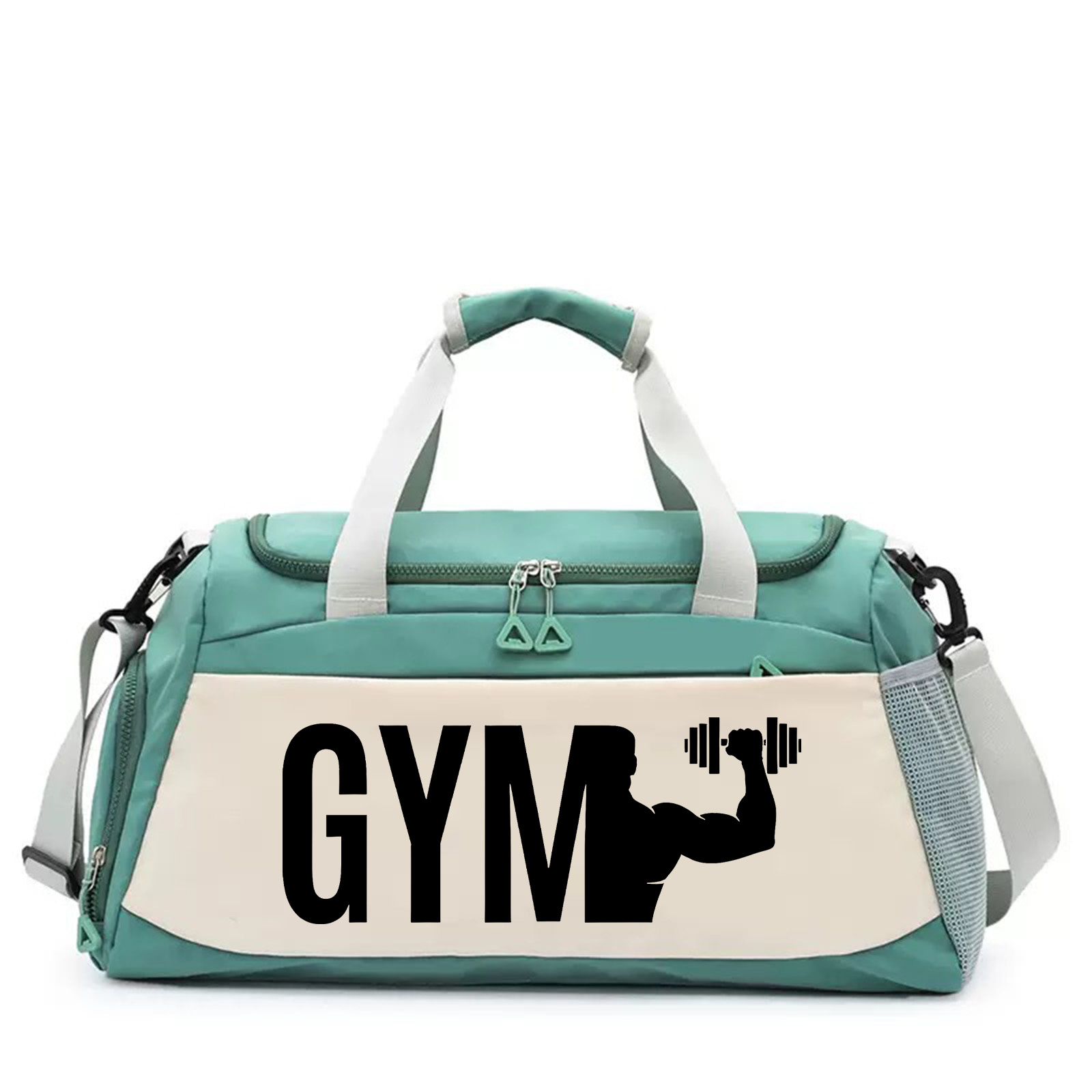 TEMU Borsa tote con motivo GYM Fitness, borsa a tracolla a grande capacit�, borsa da viaggio per , borsa per allenamento fitness e sportivo, borsa da