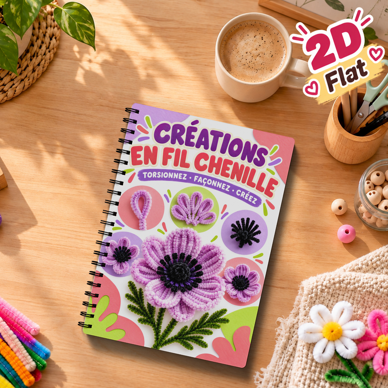 TEMU Carnet de créations avec -pipes, , idées de de bricolage, de loisirs créatifs pour débutants, instructions de bricolage par , créatifs faciles