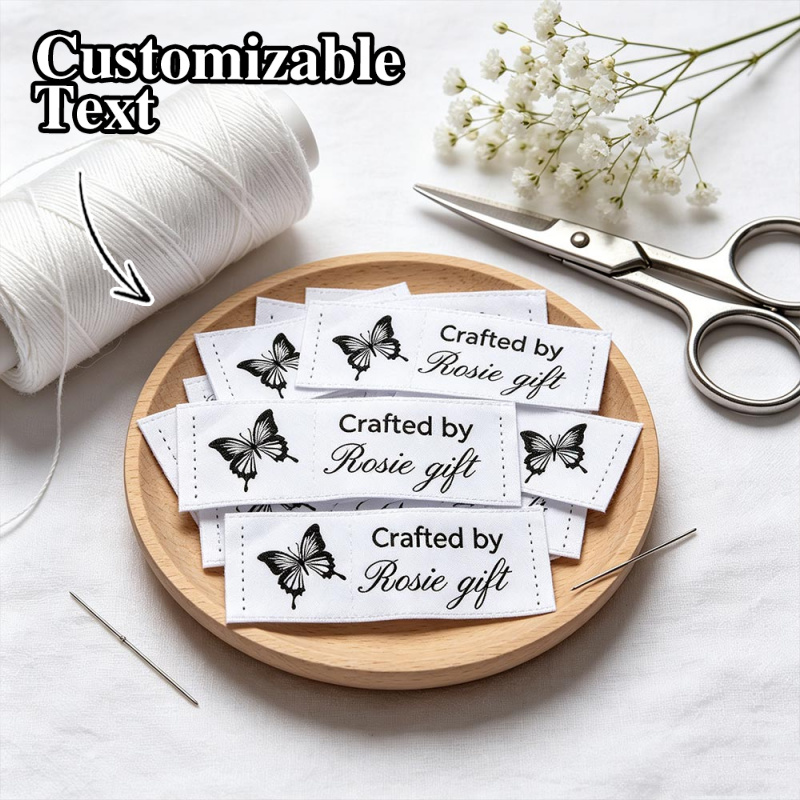 custom personalized love filled clothing name labels sew on custom labels suitable for   garments bags dresses and t shirts