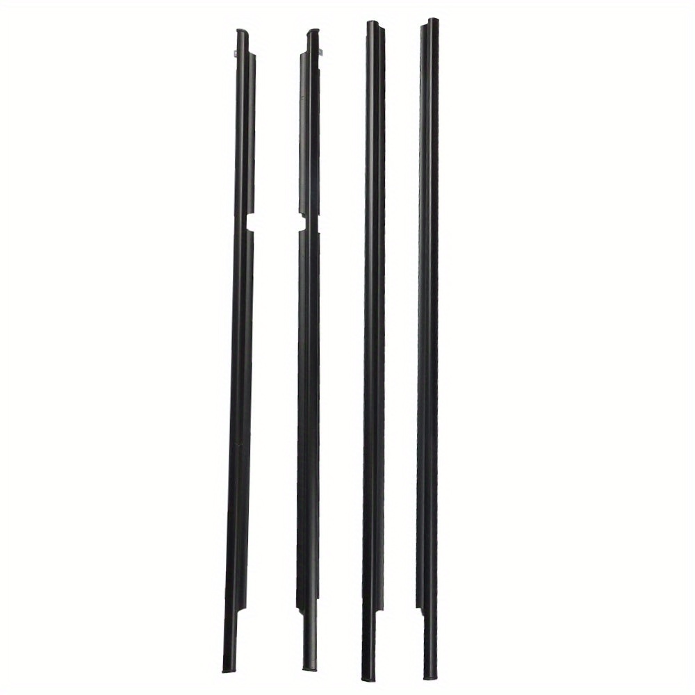 For 4runner 2003-2009 Black Outer Window Weatherstrip Molding Trim Seals