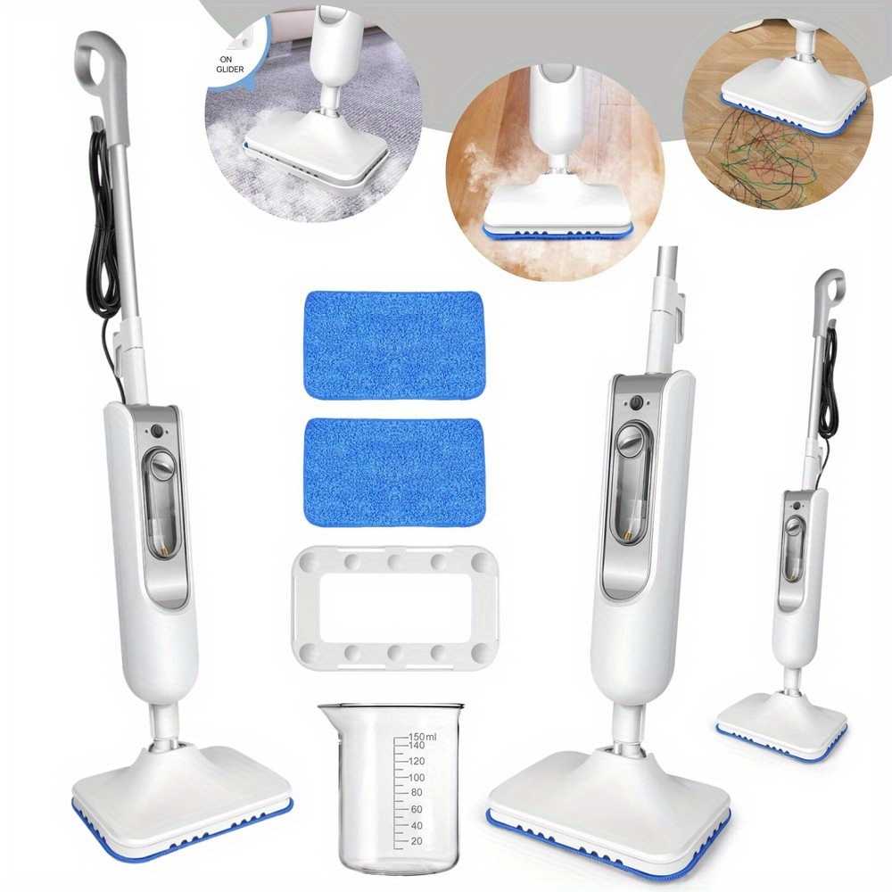 TEMU 1500w Steam Mop, With Accessories Floor Steamer Handheld Steam Cleaner Floor Mop Electric Floor Cleaner & Cleaner