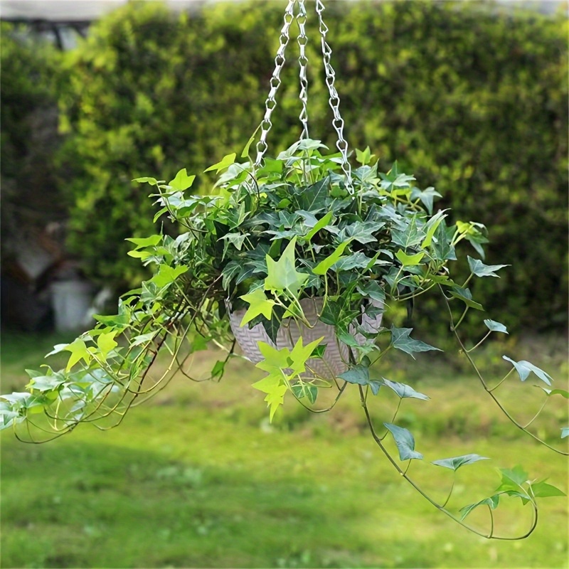 2pcs Hanging Flower Pots Lightweight Durable Plastic Indoor