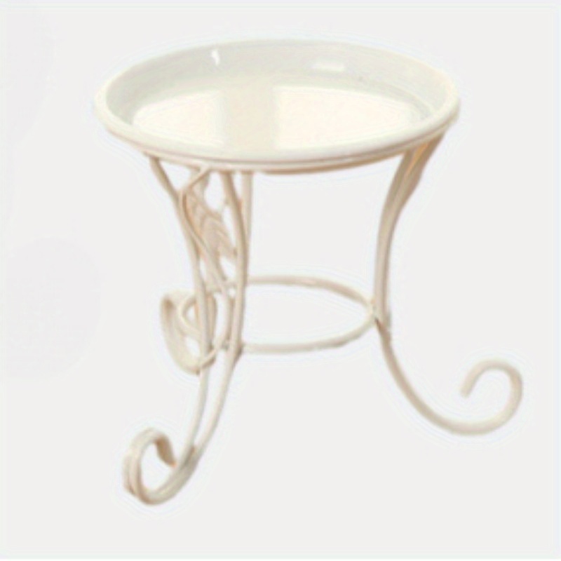 TEMU 1pc European-style Simple Desktop Flower Stand, Flower Pot Shelf, Multifunctional Succulent Plant Shelf, Potted Plant Shelf, Potted Plant