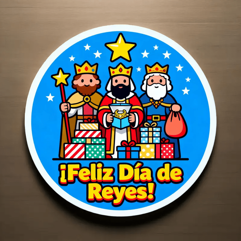 TEMU 160/480 pegatinas en español compatibles para de - Diseño en rollo " Día De ", suministros de embalaje en español para envolver regalos, sobres,