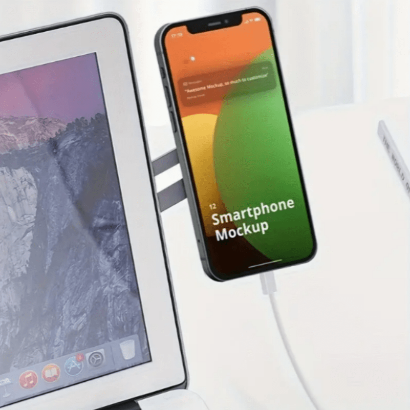 A Lightweight And Portable Magnetic Phone Stand, Compatible with All Phone Models, Rotatable, Waterproof And Rustproof, Adjustable Side Mount for Monitors, Designed for Laptop Expansion.