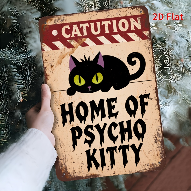 TEMU 2d Flat, Vintage Gothic Warning Wall Sign With " Home" Text - Artificial Wood Panel Suitable For Home, Office, Bar Decor - Indoor/outdoor