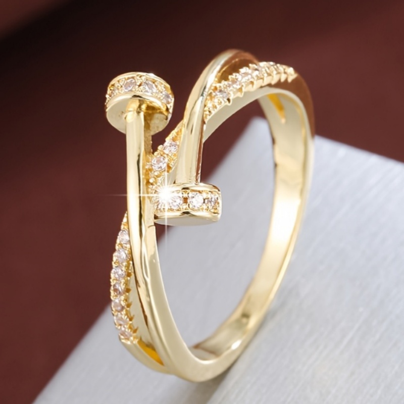 TEMU Bague Ongle Torsadée, Incrustation de pour Femmes Hommes Fête Décontractée Mode Quotidienne Bague Créative Bijoux