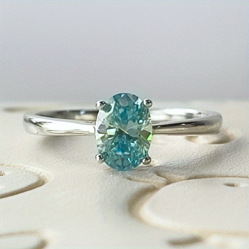 Luxury S925 Moissanite Ring, Classic Simple Fashion Design