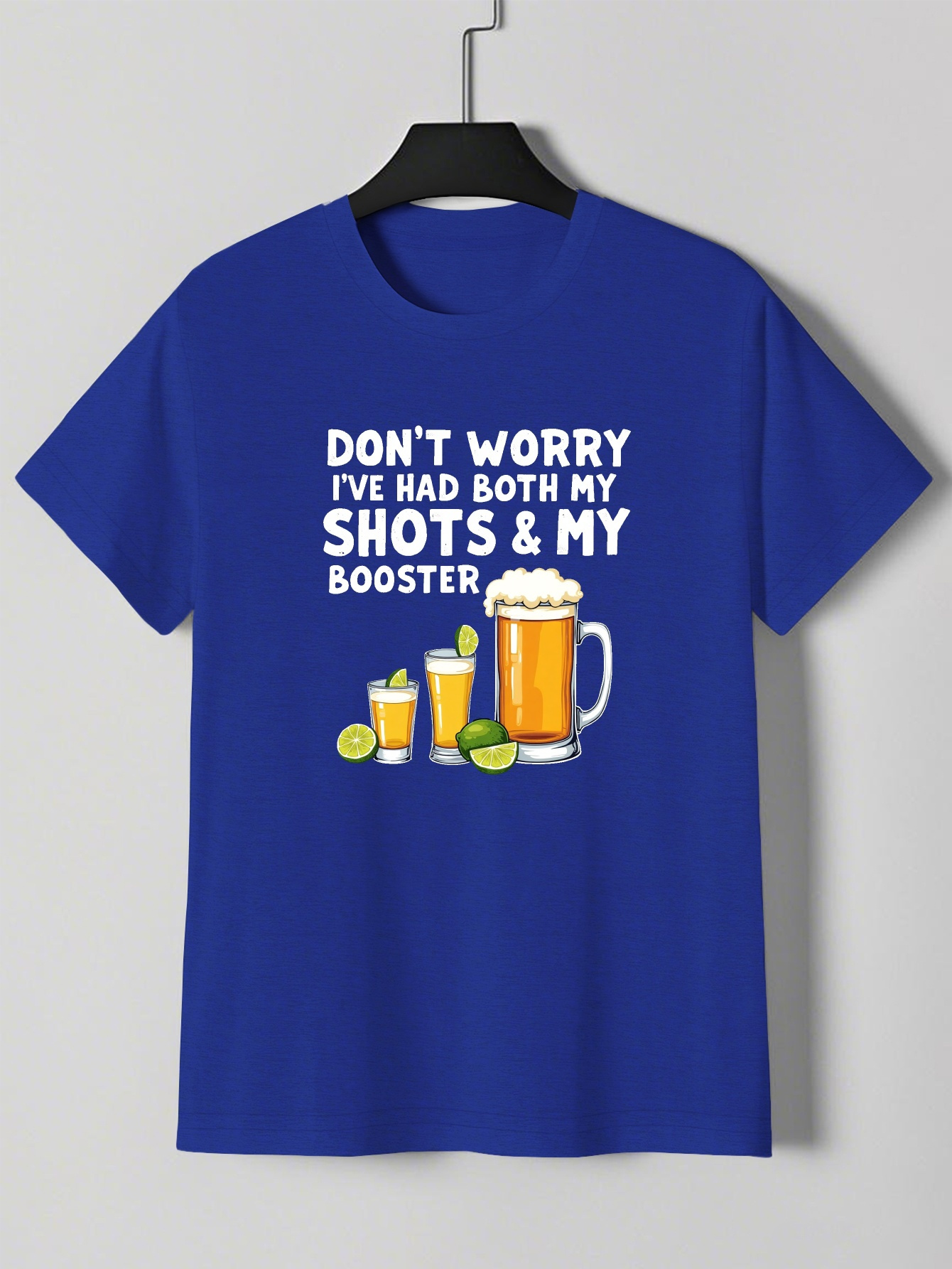 shots booster print tee shirt tees men casual short sleeve t