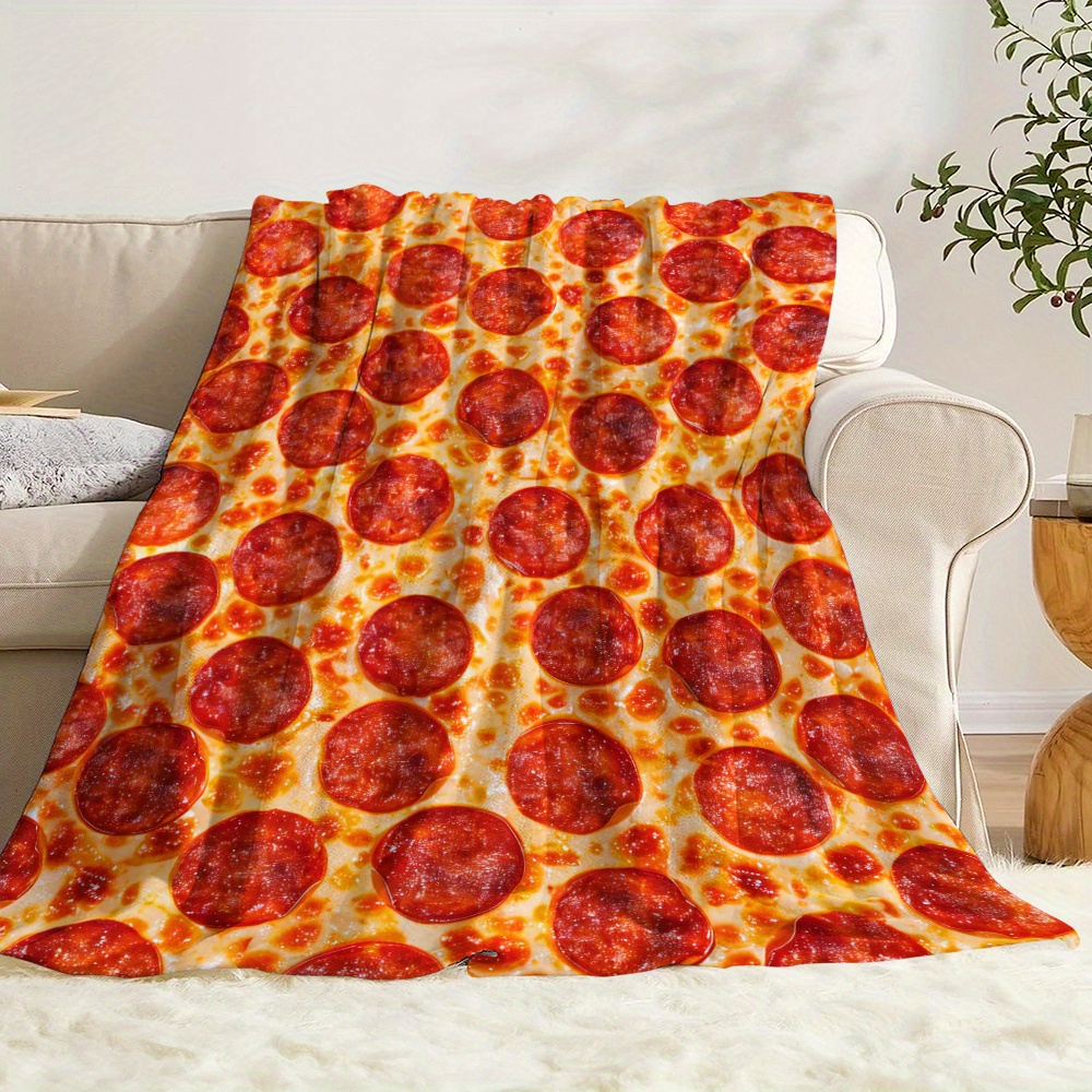 Amazon Round Pizza Blanket Novelty Blankets Pizza Throw Realistic