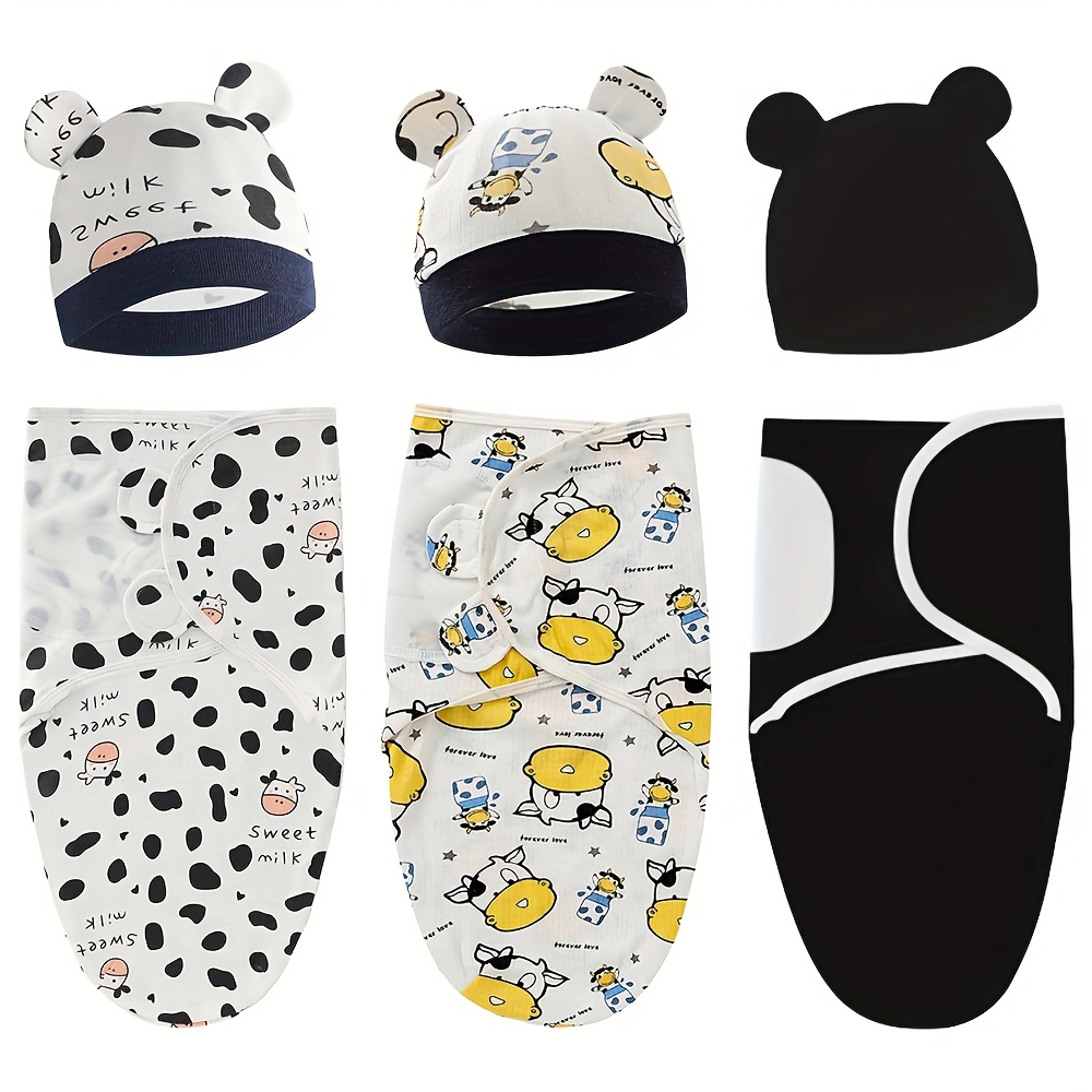 3-pack Baby Swaddle Sacks- Newborn - Ergonomic Baby 0-3 Months