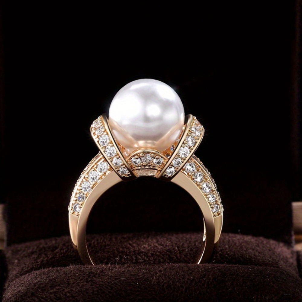 Women's Luxury Geometric Elegant Ring for Weddings