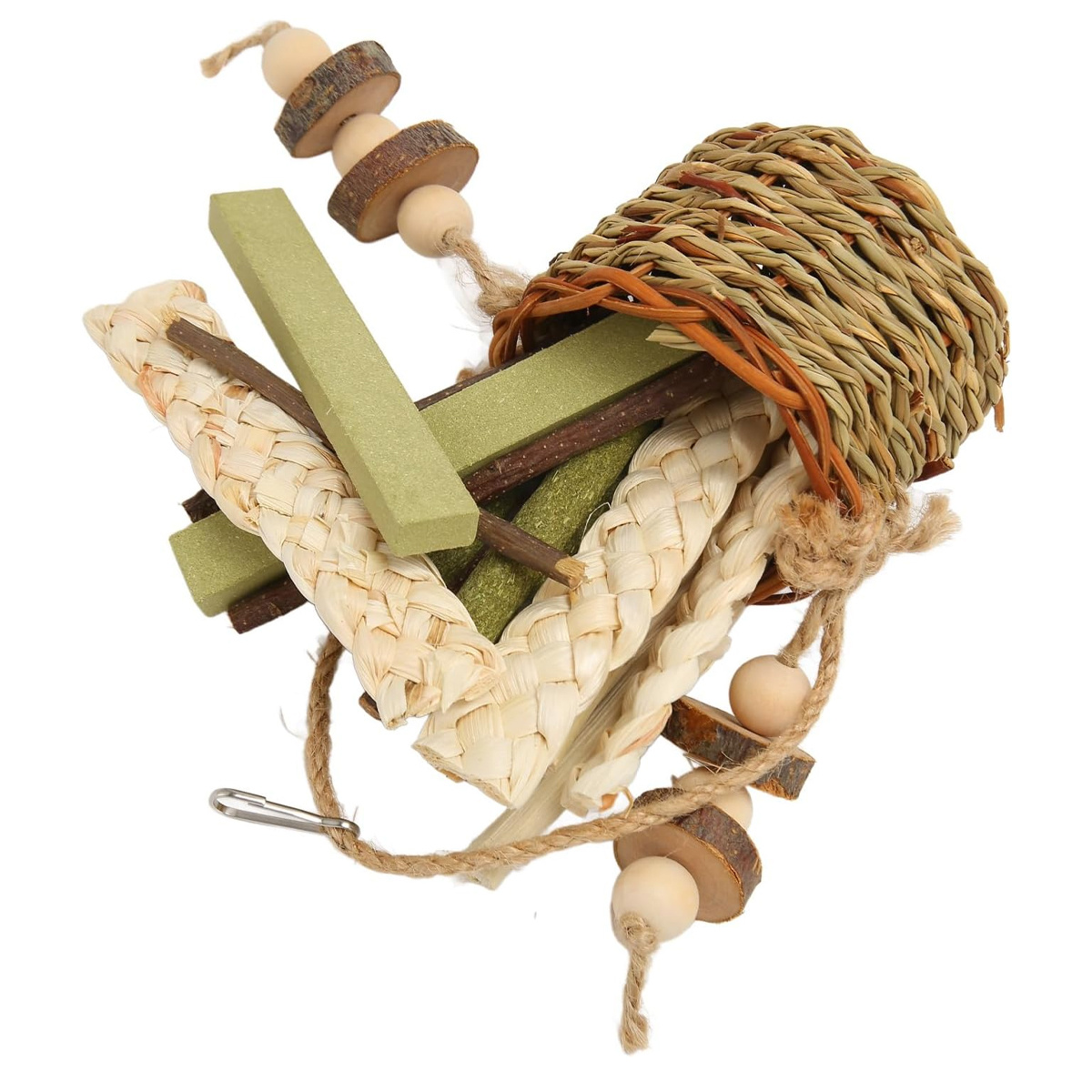 Handcrafted Rabbit Chew Toy | Made from Grass, Perfect for Keeping Your Pet'S Teeth and Claws Healthy