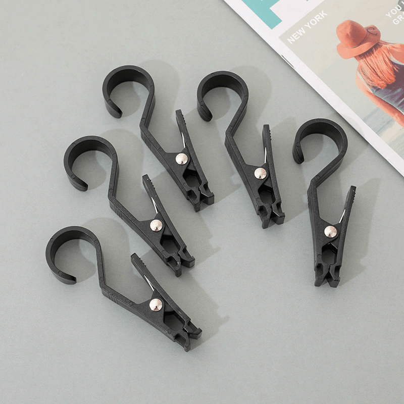 ' - 5/10 Durable Plastic S Hooks For Home Use And Travel Outdoor Tent Clips, Multipurpose For Hanging Hats, Gear And Towels