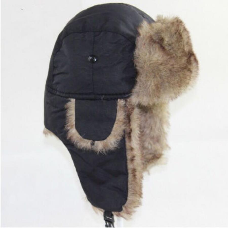 

-style Winter Hat With Earflaps - Soft, & Cashmere, Breathable Velvet Lining