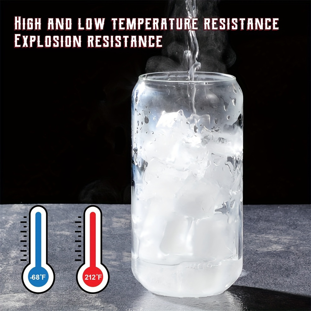 1pc Glass Cup with Lid And Straw, Transparent Pearl Milk Tea Cup, Juice Glass Beer Can, Milk Mocha Cup, Breakfast Cup, Beverage Vessel 11.83 Oz/ 18.6 Oz