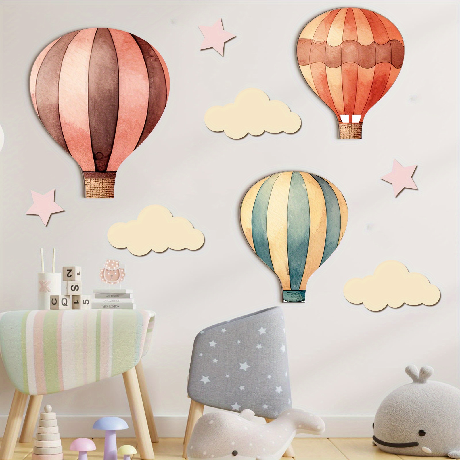 9 stück heißluftballon dekor stern - Temu Germany, image size:1600x1600