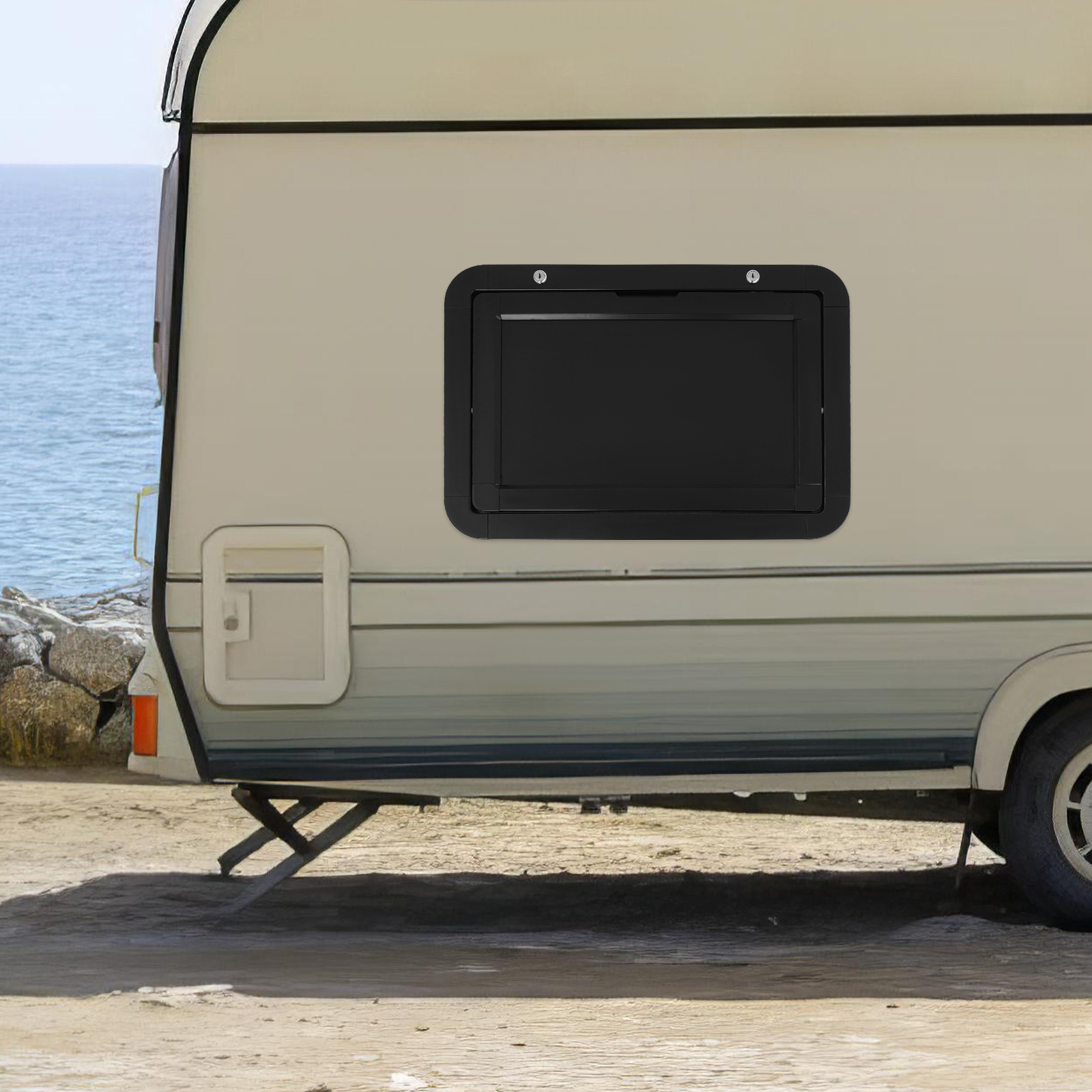 item picture   foldable aluminum rv picnic table boasts a sturdy triangular     of   to 44   ensuring   stability and long lasting   is compatible with a range of vehicles such as   yachts trucks