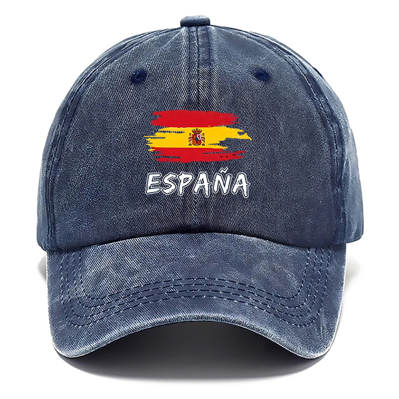 TEMU 1 Gorra de béisbol estampada estilo España, Gorras estilo outdoor para hombre, Gorra para mujer, Gorras de hombre, Gorras de béisbol ajustables,