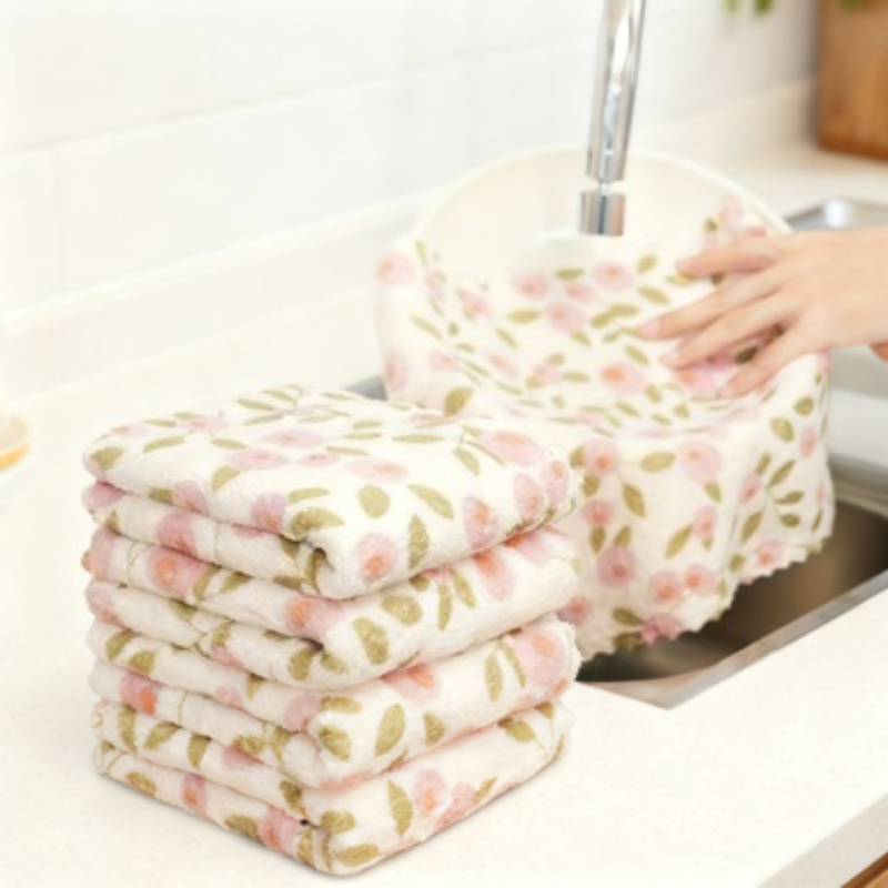 TEMU 7 chiffons en molleton de - Très absorbants, serviettes de nettoyage à séchage rapide, et polyvalents pour , de bain, , la voiture et lingettes