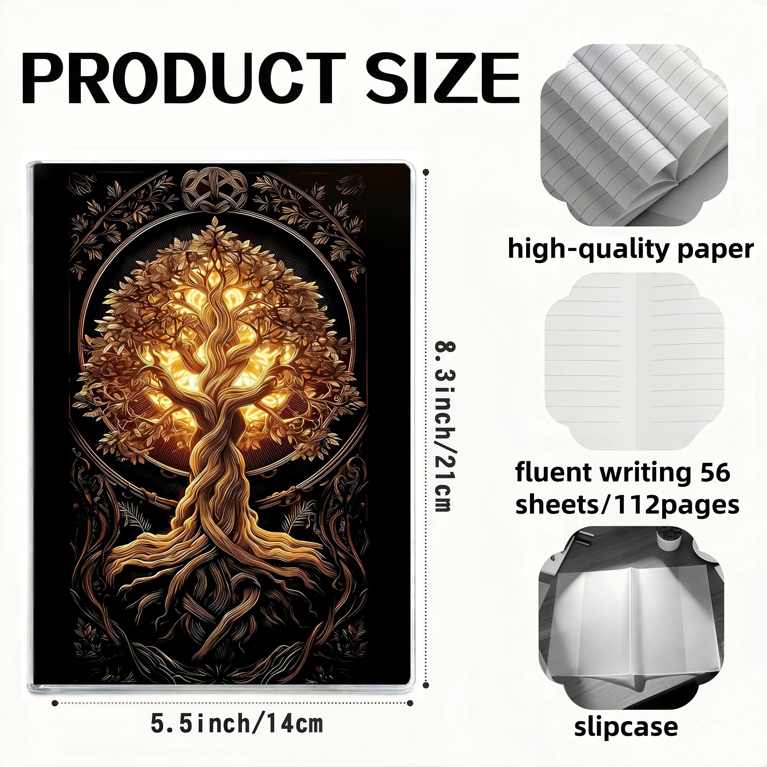 1 Minimalist And Notebook - Tree Of Life Hardcover Notebook, Elegant And Natural Writing Inspiration Journal And Creative Notepad, Valentine's Day Gift, Perfect For , Colleagues