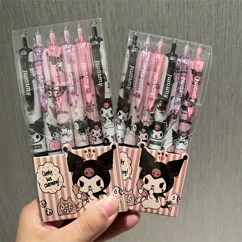 ( ) 0.55mm gel pen cartoon cute retractable pen stationery supplies, cute gel pens, pens set, cute pens for, eraseable pens, gel pens set, school supplies, study tools, stationery, kawaii design, ink, comfortable grip, character pens, students, anime fans Product details 4
