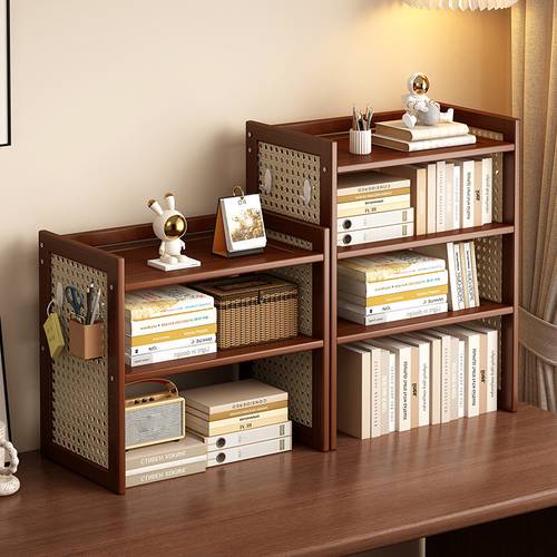 1pc high end bamboo rack rattan woven bookshelf and cup holder suitable for living rooms tea rooms kitchens etc organizer small items organizer durable material space saving design vertical shelf teacup storage rack