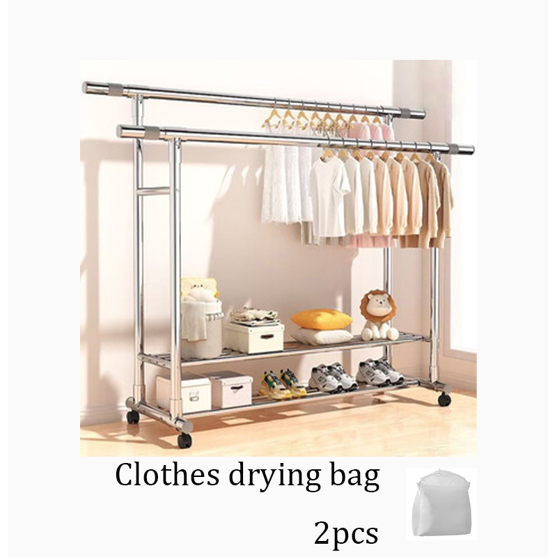 TEMU Random Color 2pcs Space-saving Laundry And Drying Net, Suitable For Pillows And High-quality . Double-piece Net Bag, Laundry Bag, Laundry Bags