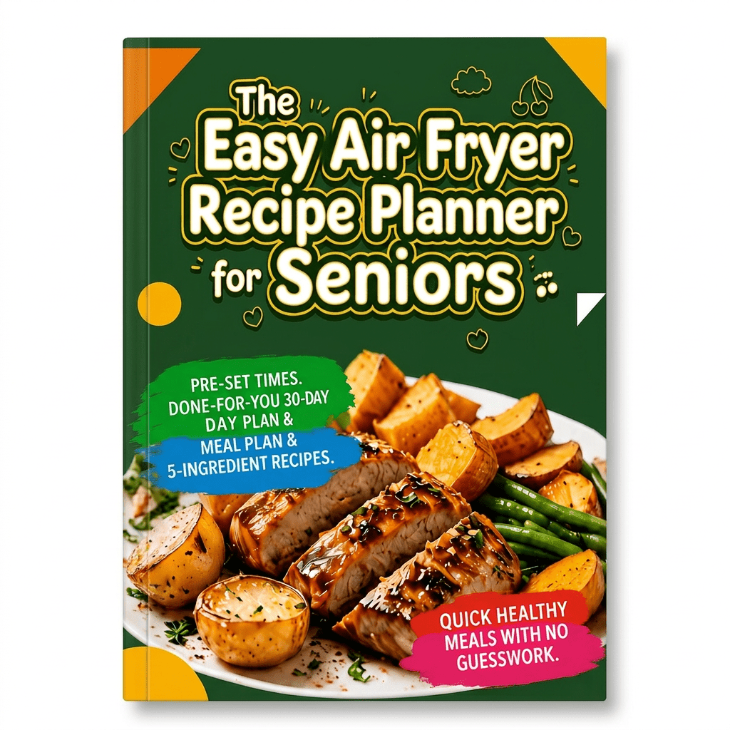 TEMU A5 Air Fryer Cookbook For Middle-aged And Seniors, Easy Ingredients For Quick Cooking, Beginner-friendly And Easy To Operate, Monthly Meal