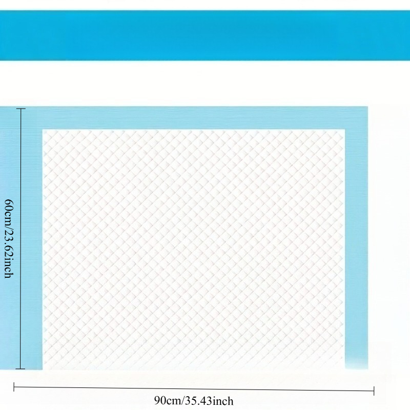 TEMU 50pcs 60x90cm Disposable Puppy Training Pads, Urine Pads, Suitable For Dogs, Cats, Rabbits, And Hamsters, Pet Training Pads, Leak-proof Design,