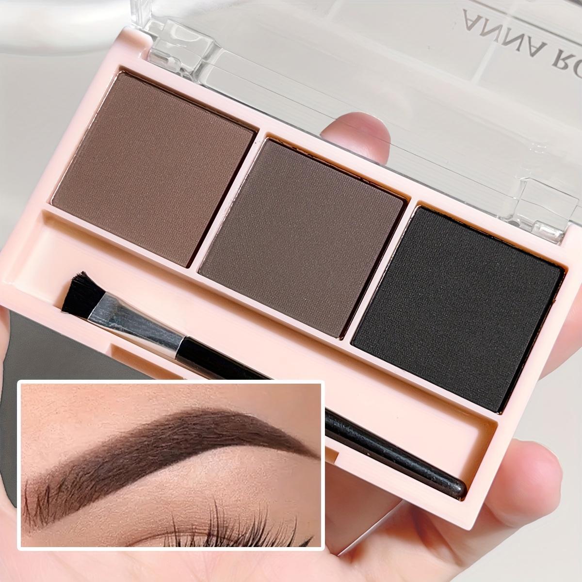 beginner 3 color eyebrow powder tray natural long lasting high pigmented wild eyebrows   waterproof and sweat resistant     Product details 0