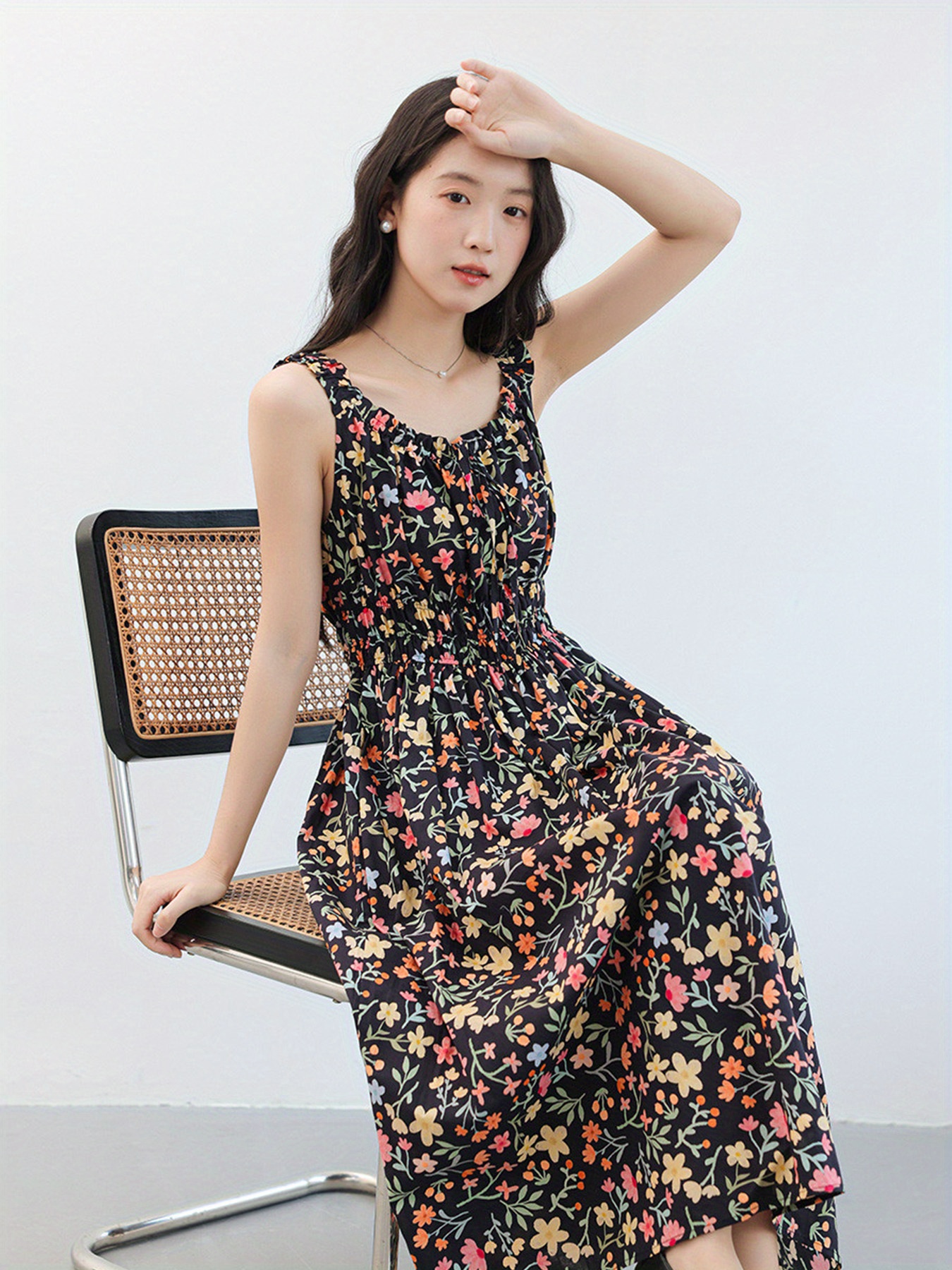 cut neck dress Michelle Out Mini / Black | MESHKI 90% Polyester Color:Mink (29) Sequin Dress Midnight Blue Bronze