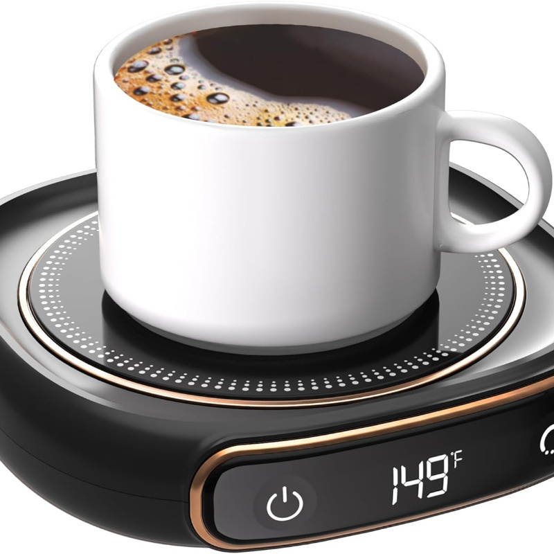 TEMU Coffee Mug Warmer, Cup Warmer For Desk With Auto Shut Off, 3 Temp Settings, Mug Warmer For Coffee, Beverage, Milk, Tea, Coffee Warmer Plate In Your