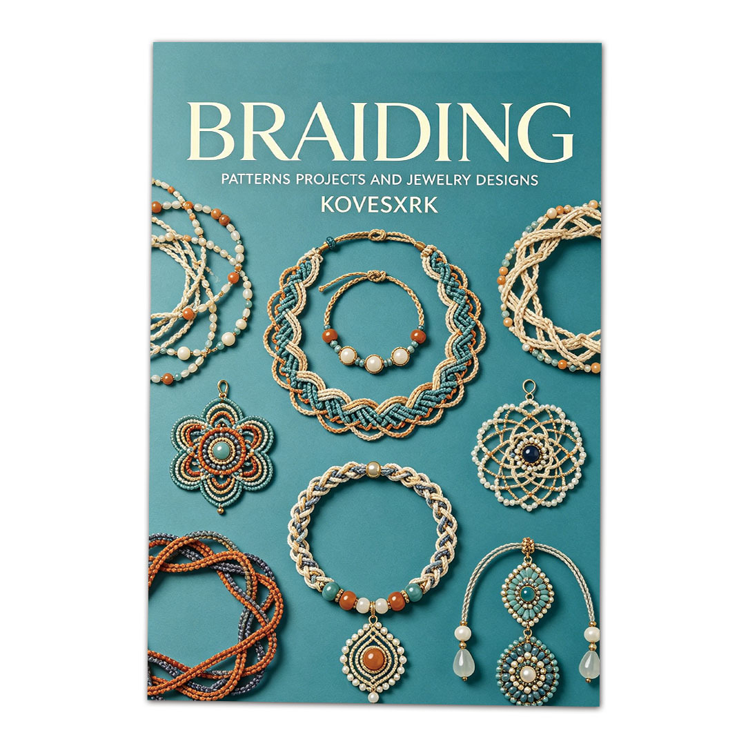 TEMU 1pc Pattern Manual | Bohemian Design | 5.5 X 8.3 Inches | Includes Jewelry Weaving Diagrams | Unlocking Creative Jewelry Design Inspiration |
