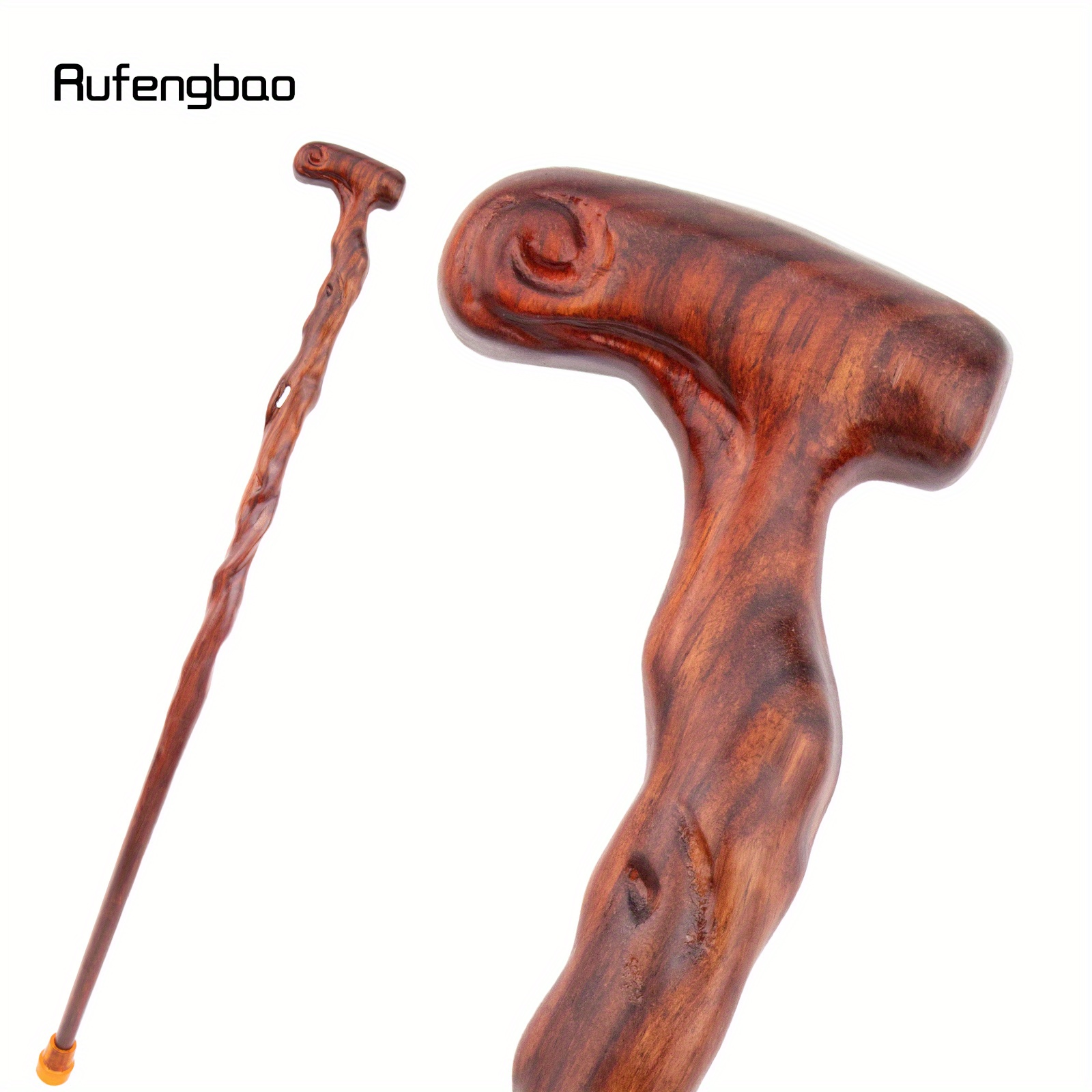 Vine Wooden Single Joint Fashion Stick Decorative Cosplay Cane Halloween Mace Crutch Wand Crosier 93cm, For Cosplay & Party