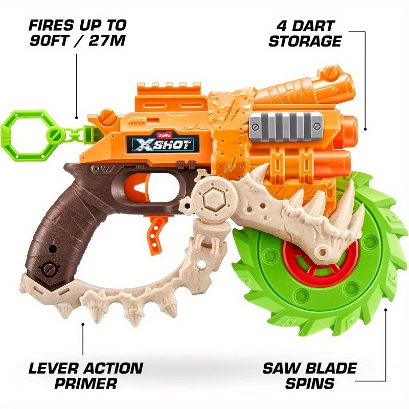 XShot XSHOT Insanity HorrorFire Reaper X Twin Pack by Zuru with 16 Darts Air Pocket Technology Darts and Dart Storage Outdoor Toy for Boys and Girls Teens and Adults