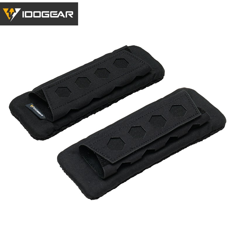 Image of Idogear Shoulder Strap Cushion Pads - Set Of 2, 3d Additions For Backpack Vests, Soft Mesh Design