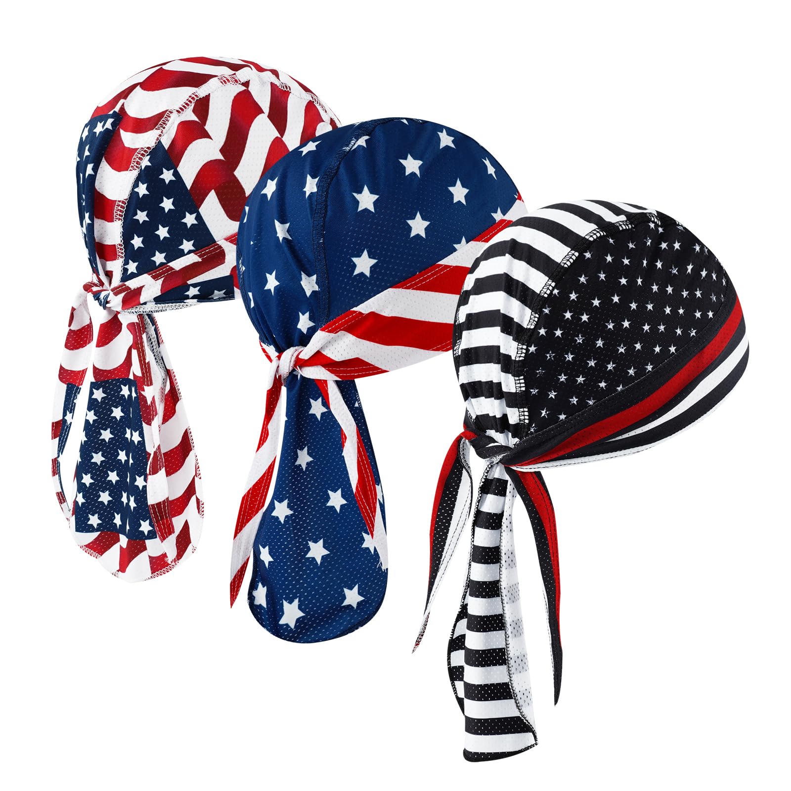 TEMU 3pcs (3pcs) Men's Skull Print Head Wrap Beanie - Breathable Lined With Skull &, Multicolor Suitable For, Gym, Outdoor Activities, Casual Wear -