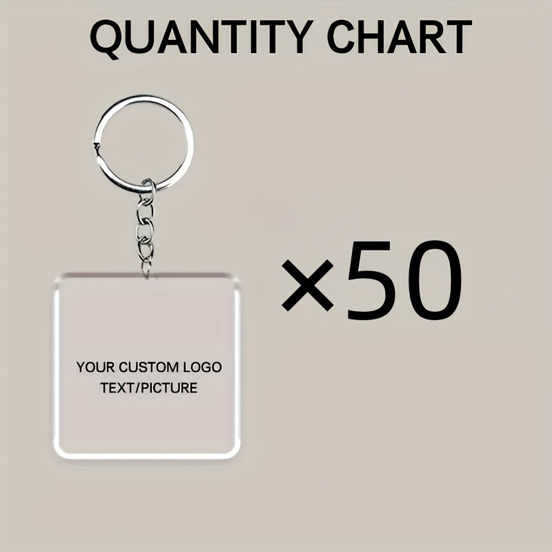 TEMU 2d Flat, Custom 2d Acrylic Photo Keychain, Special Shaped Acrylic Car Keychain, Backpack Charm, For Couples, , Pets, Personalized Effect, Custom
