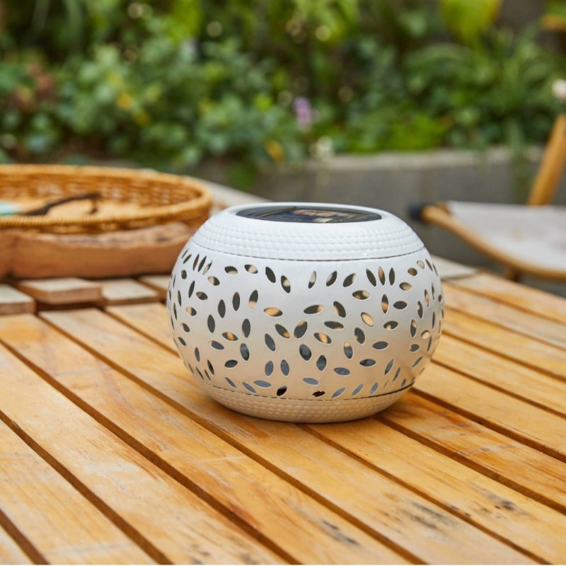 Image of 1 Solar-powered Leaf Projection Lanterns, Outdoor Decorative Landscape Lights And Solar Table Lamps, Perfect For Cozy Night Scenes In Gardens, Courtyards, And Steps, Ideal Festival Gifts