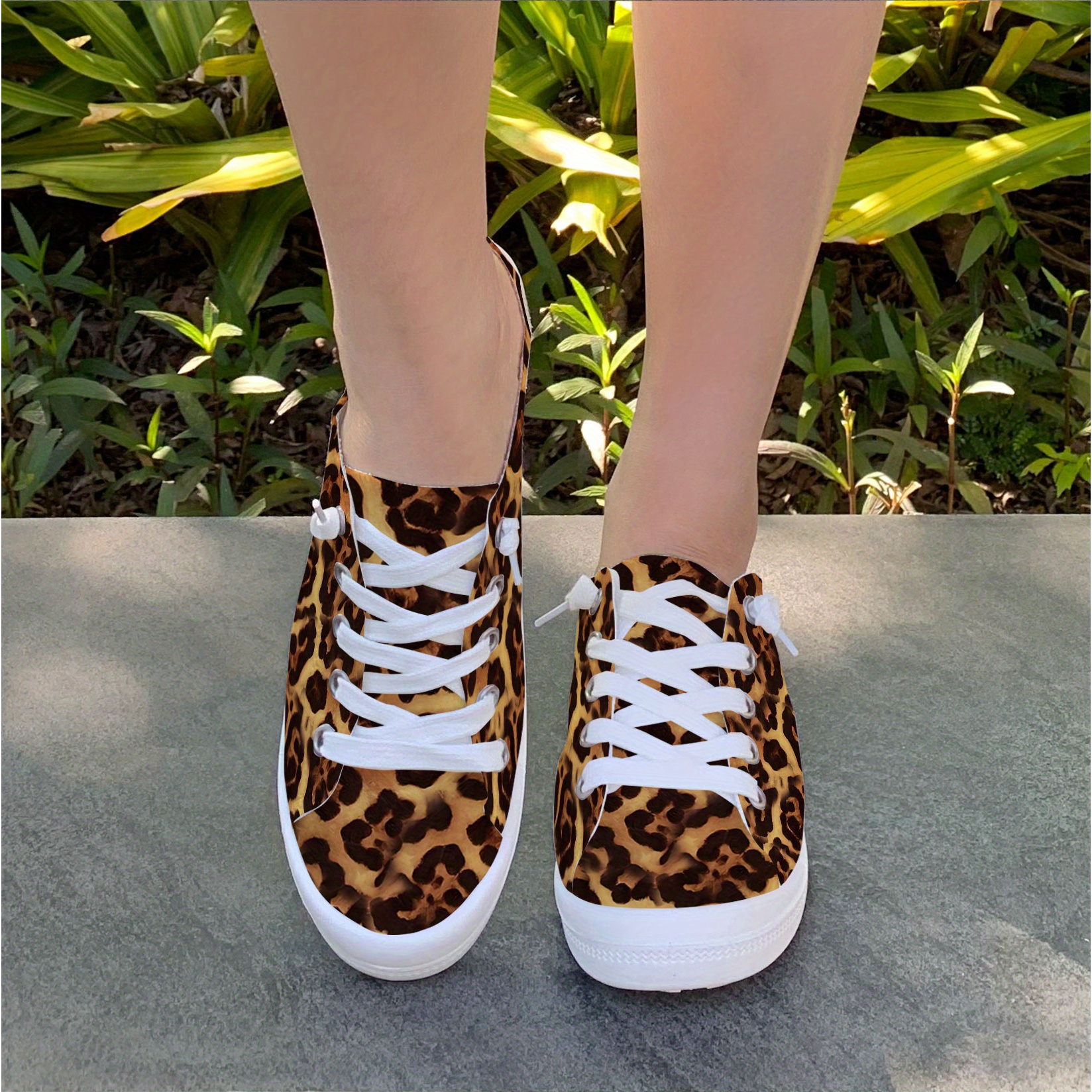 Shoes Leopard Canvas Women's Classics Toms Classics Leopard