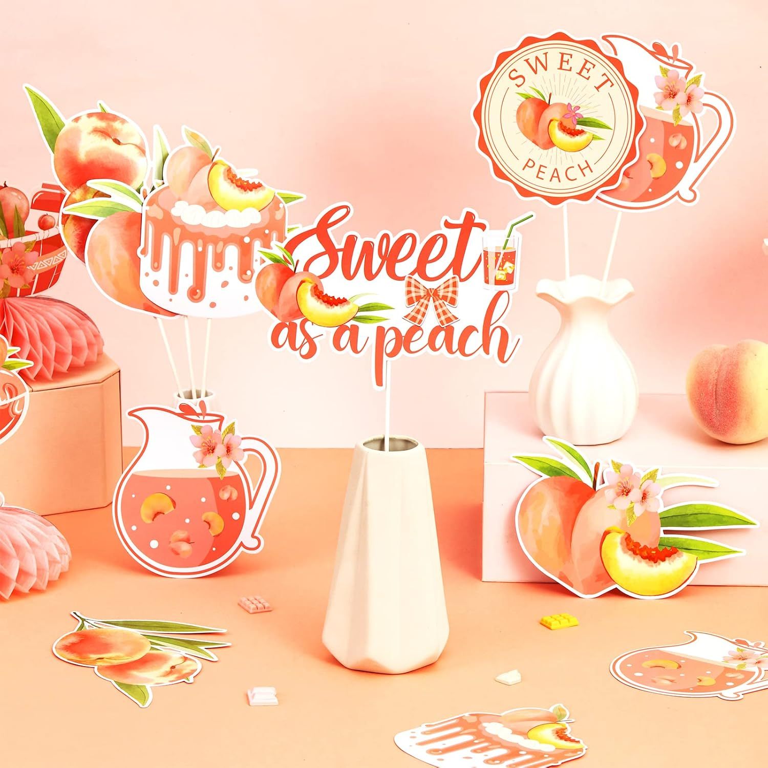 peach birthday decorations United Kingdom