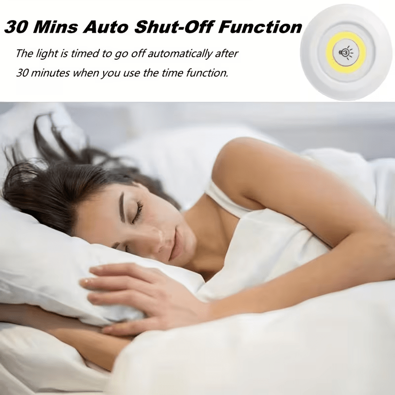 Indoor LED Wall Lights with Remote Control, 6-Pack