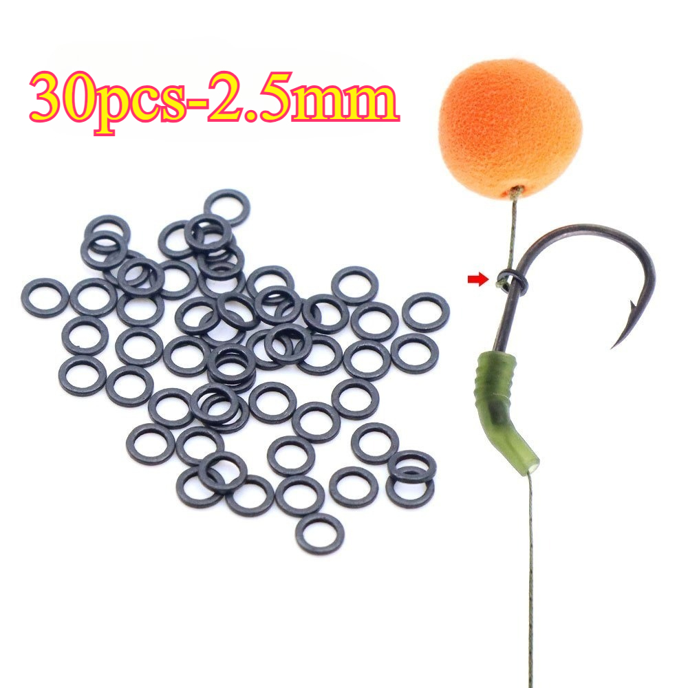 TEMU 30/60pcs Anillo Giratorio Circular, Pesca de Carpas Europea con Anillo de Conexión Circular, Aportaciones para Juego de Pesca, Lámina Delgada