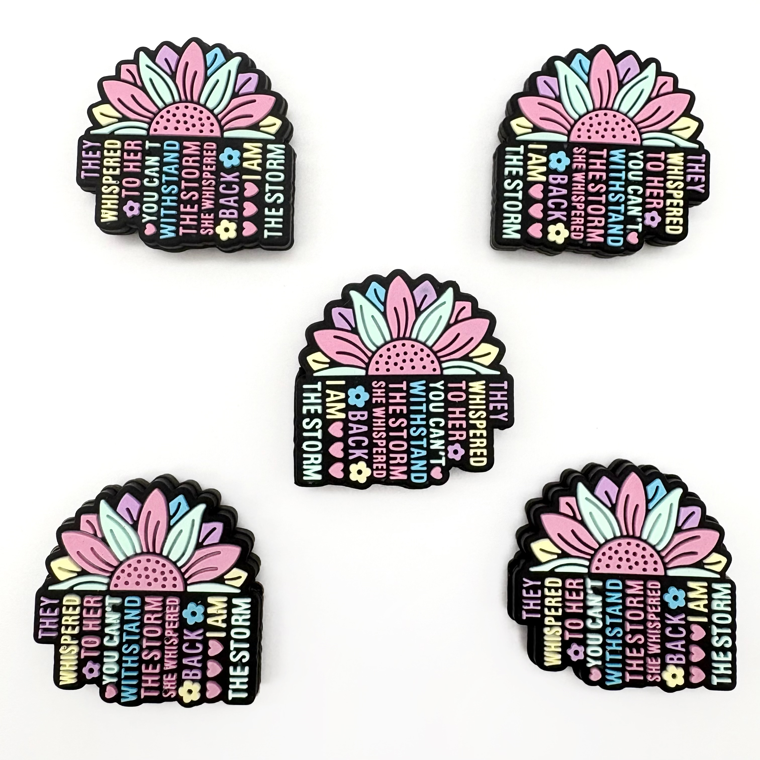 TEMU Set Of 5 Silicone Beads With A , Ideal For Your Own. Perfect For Use In Ballpoint Pens, Fountain Pens, Keychains, Bracelets, Necklaces, Purse